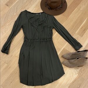 Olive Green Dress